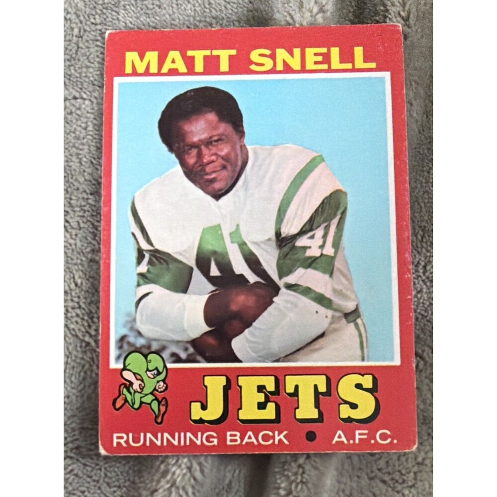 1971 Topps - Matt Snell #205